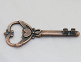 Multi-Purpose Skeleton Key Place Card Holder and Bottle Opener Wedding Favor